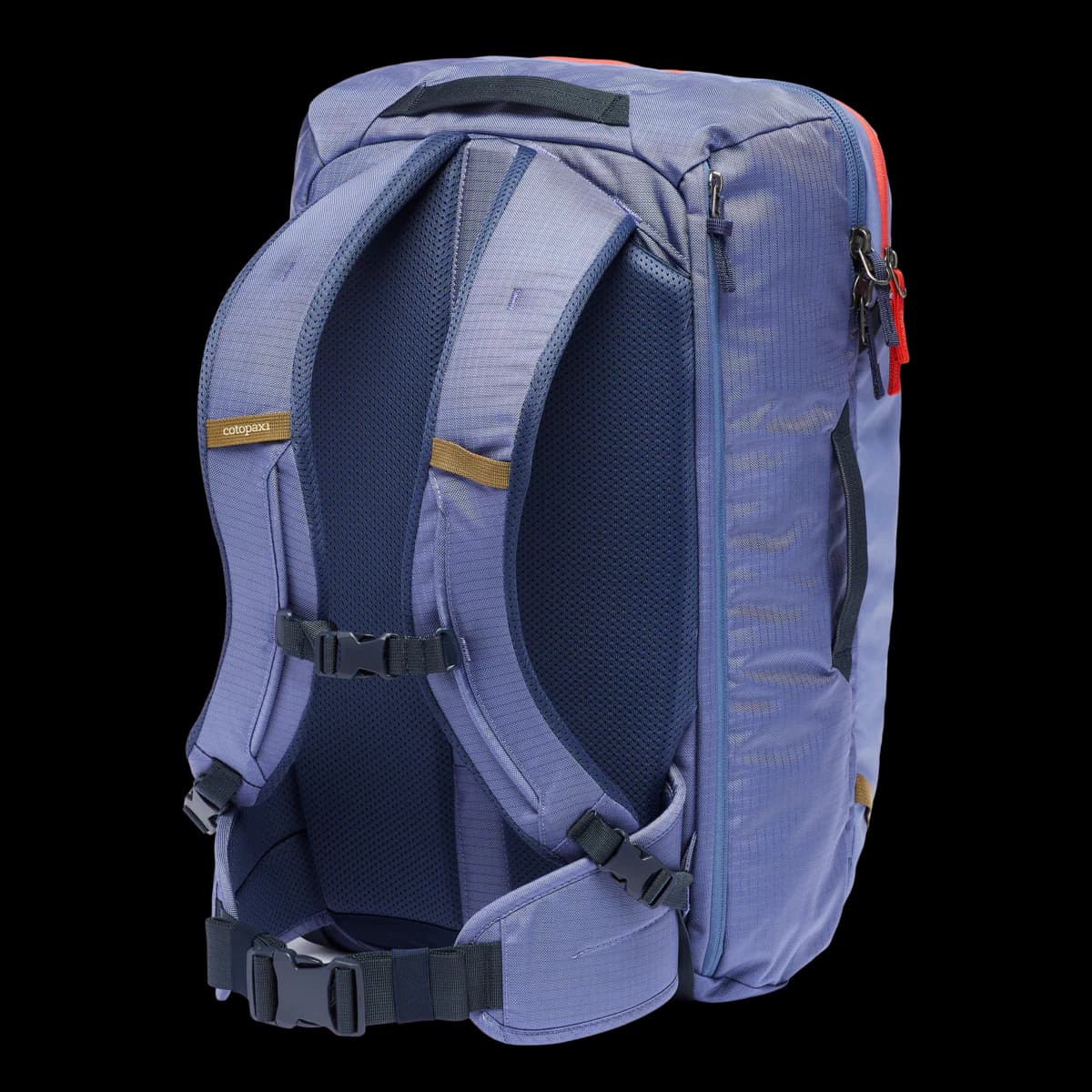 Cotopaxi Allpa 35L open in clamshell layout