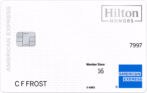 Hilton Honors American Express Card visual