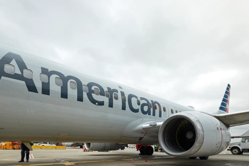 American Airlines aircraft symbolizing the new AAdvantage Instant Upgrade system
